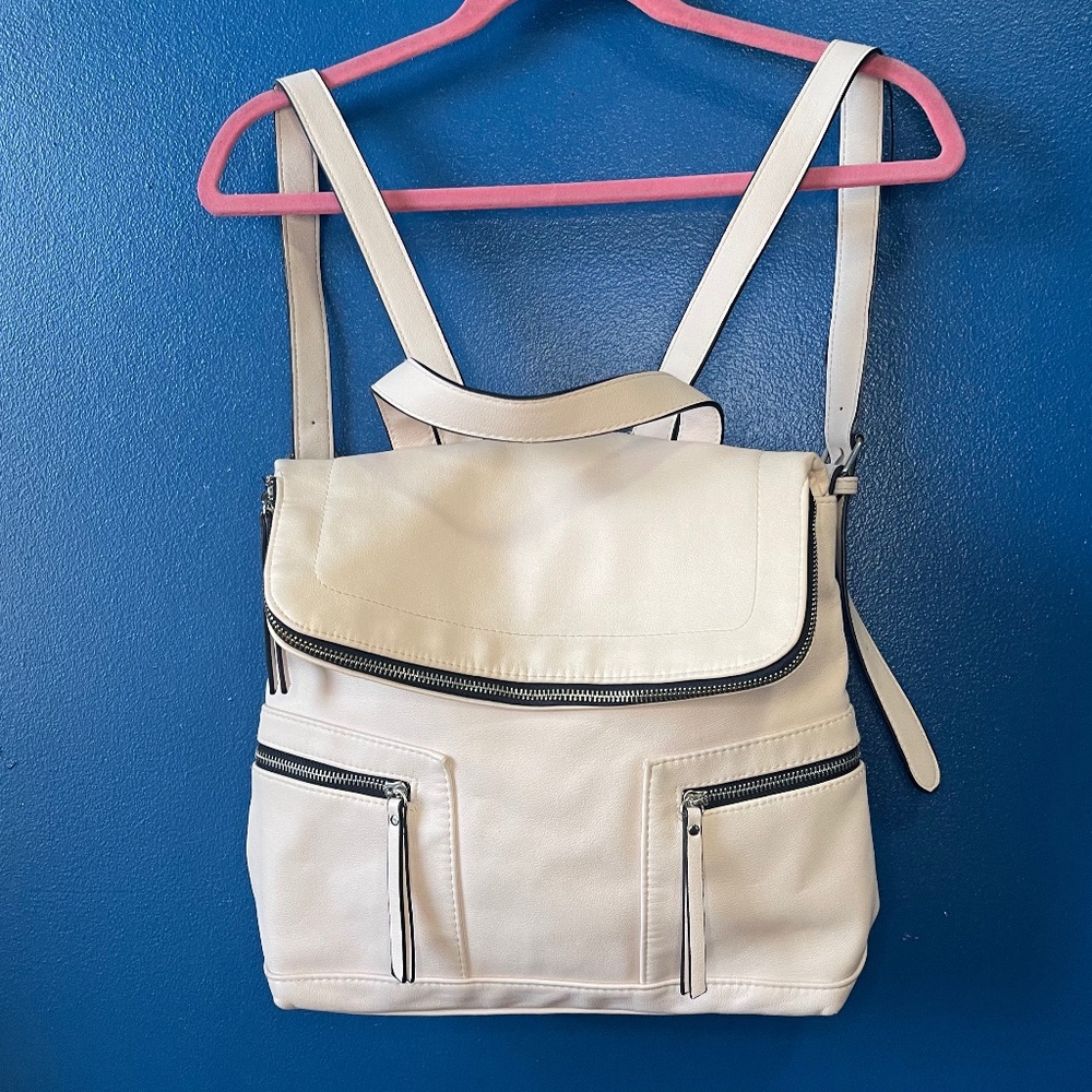 Light Pink Backpack Purse